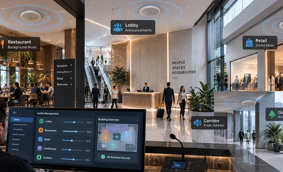 Distributed communication spaces